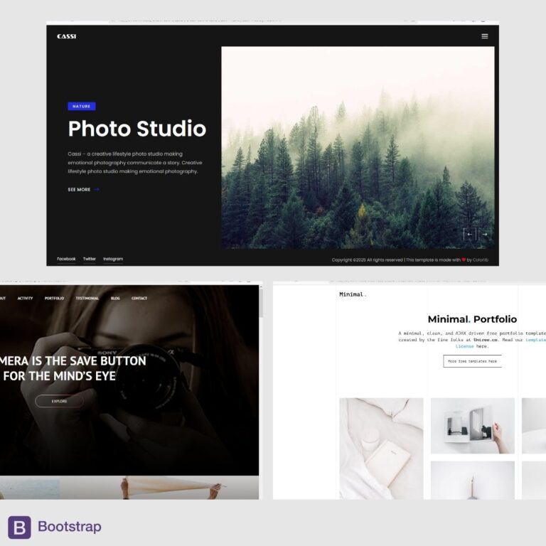 20 Free Website Templates for Developers & Designers